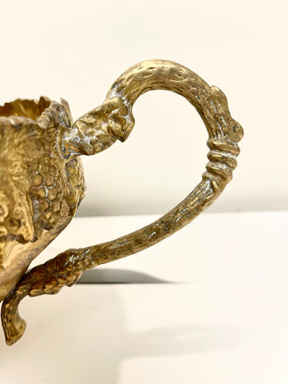 Vintage Brass Oval Bowl