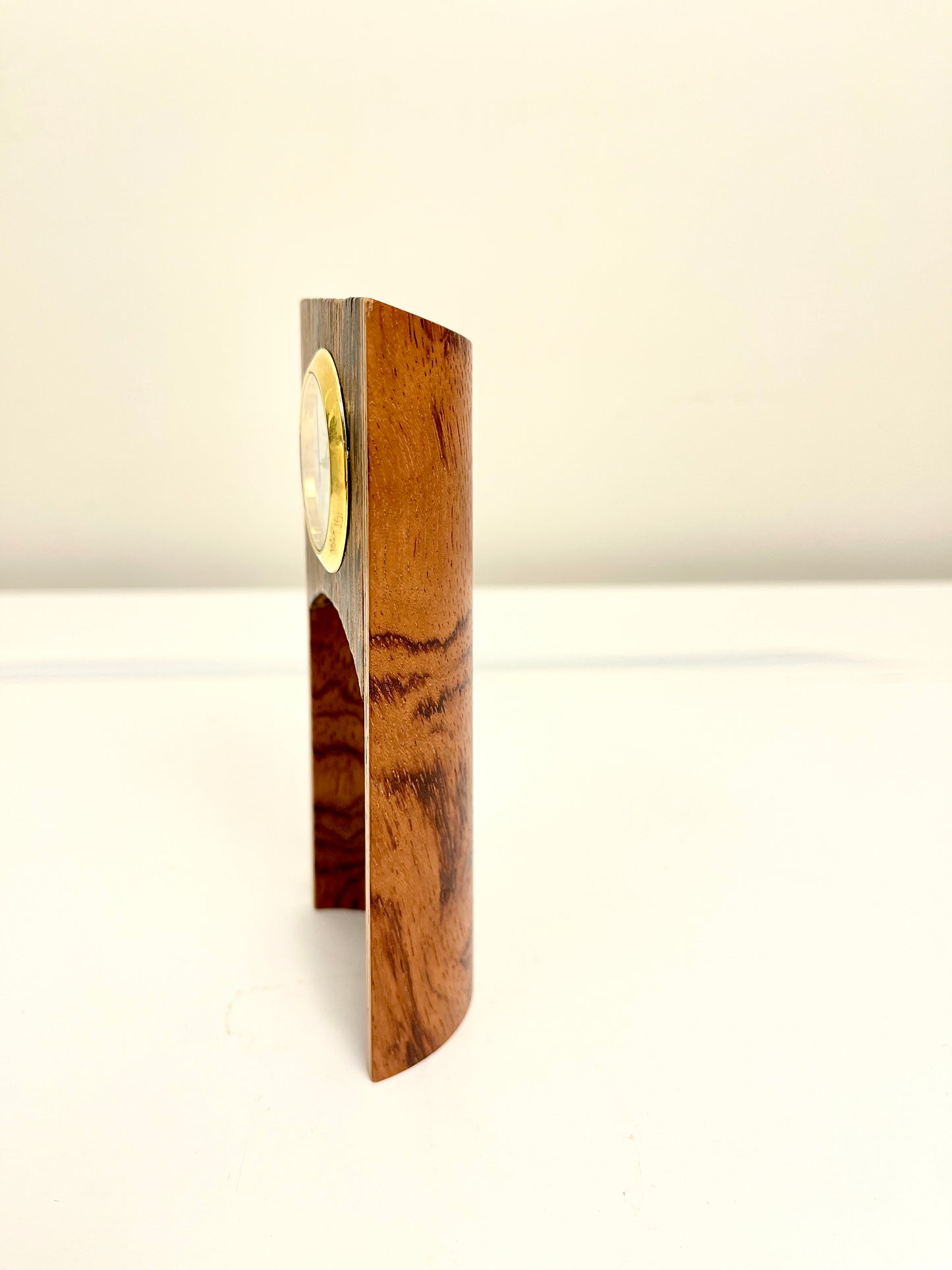 Vintage Miniature Wood Clock