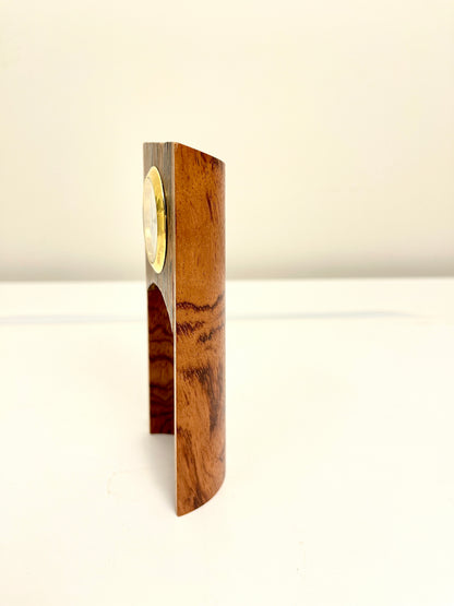 Vintage Miniature Wood Clock