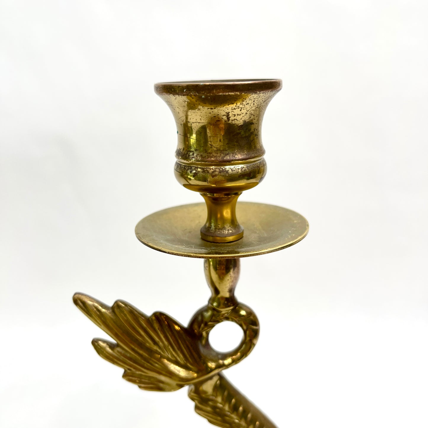 Vintage Brass Candle Holders