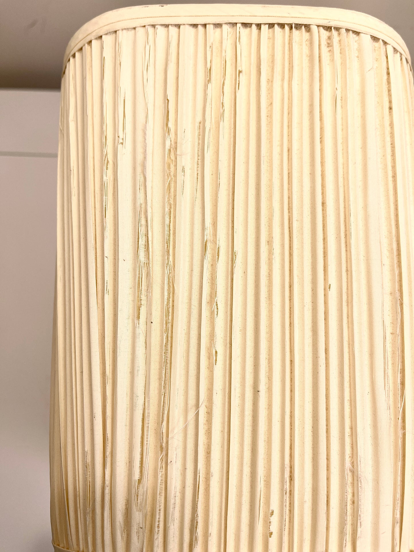 Vintage Peacock and Florals Porcelain Table Lamp with Shade