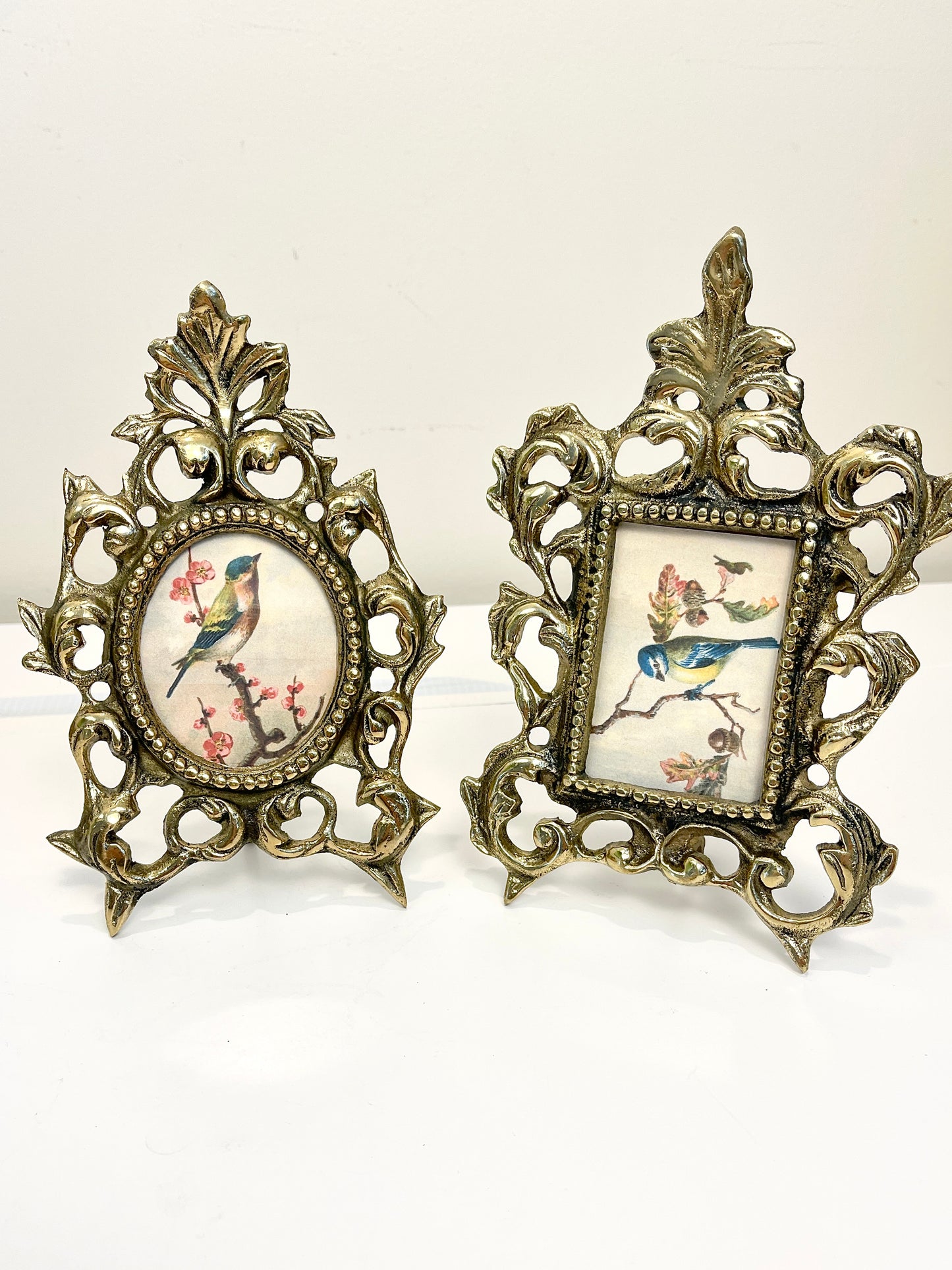 Vintage Brass Picture Frames