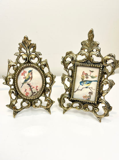 Vintage Brass Picture Frames