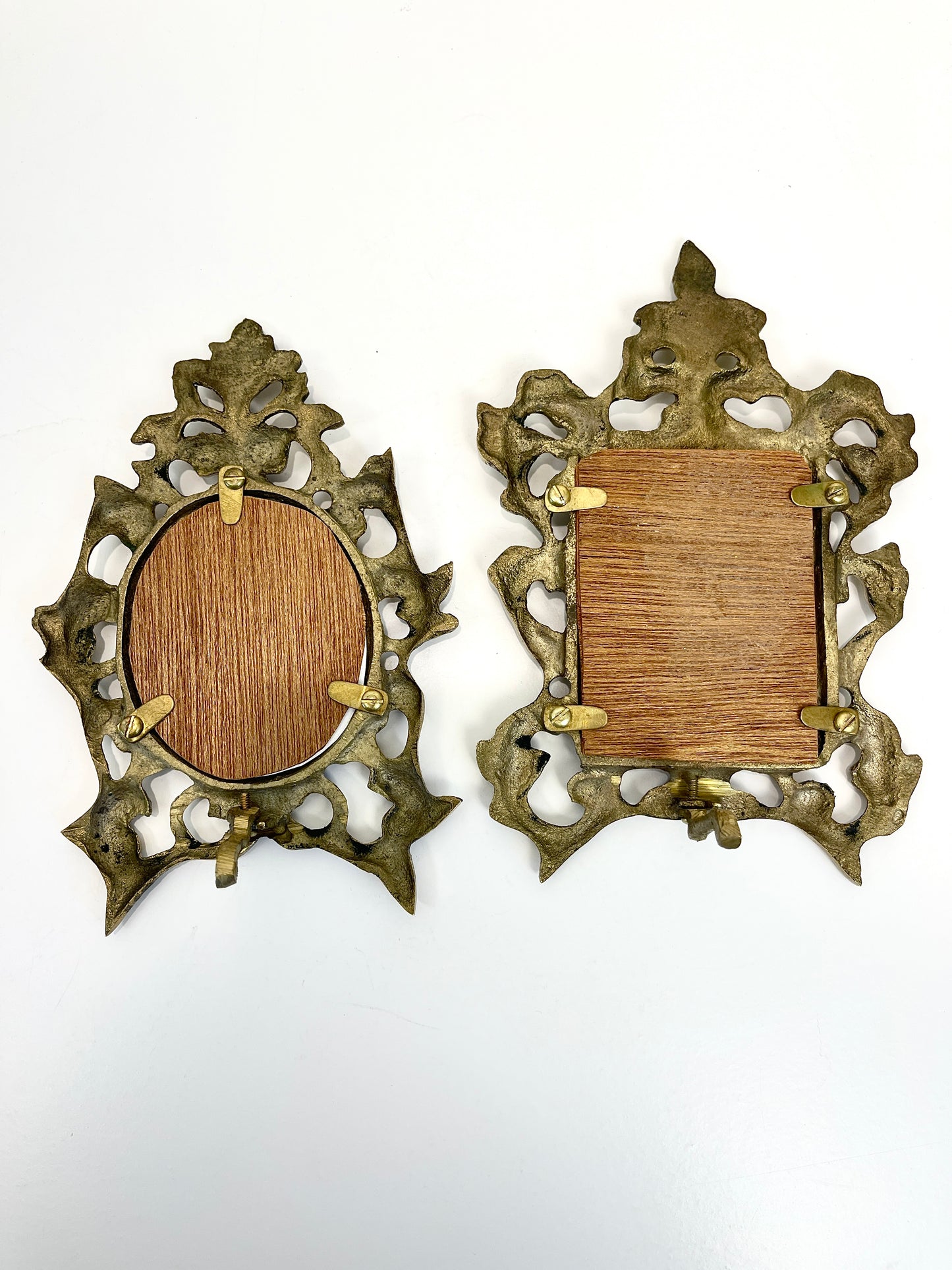 Vintage Brass Picture Frames