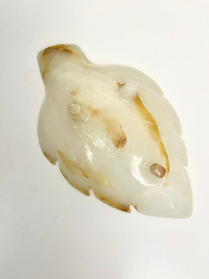 Vintage Onyx Trinket Dish