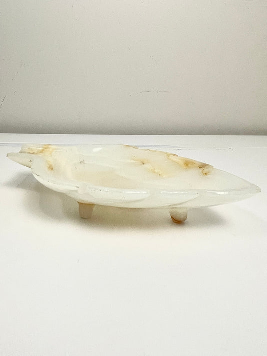 Vintage Onyx Trinket Dish