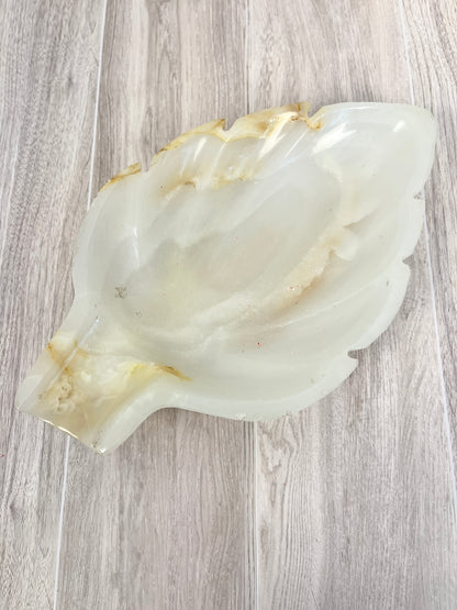 Vintage Onyx Trinket Dish