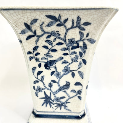 Vintage Vase, Blue and White