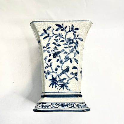 Vintage Vase, Blue and White