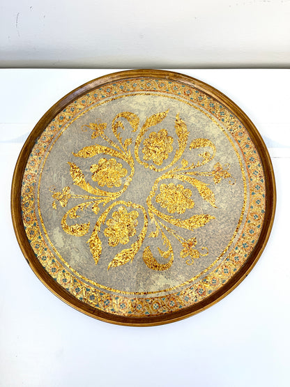 Vintage Gold Serving Tray