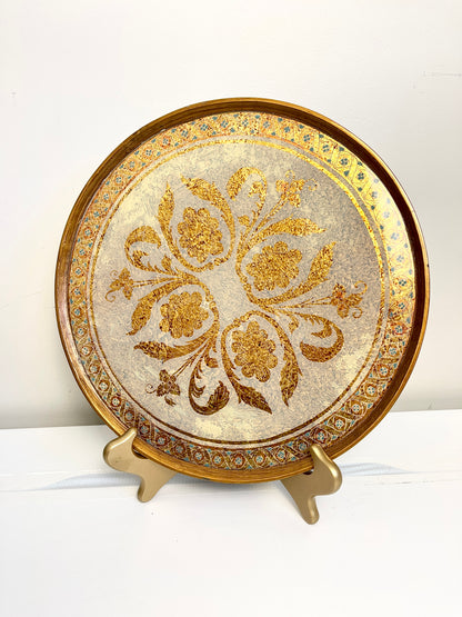 Vintage Gold Serving Tray