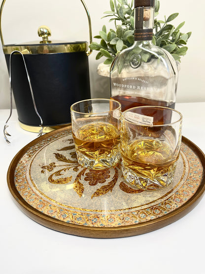 Vintage Gold Serving Tray