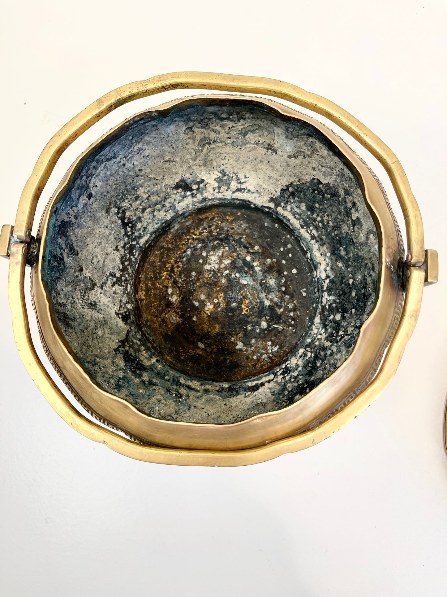 Antique Vintage Brass Chinese Hand Warmer