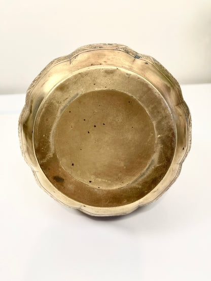 Antique Vintage Brass Chinese Hand Warmer