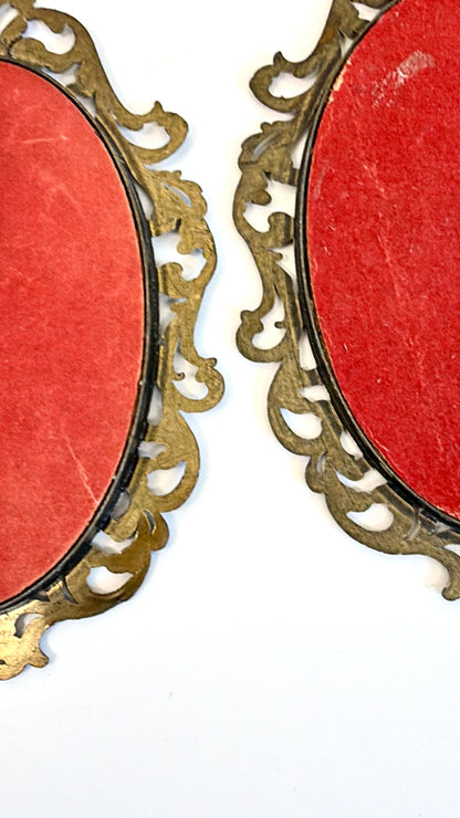 Vintage Ornate Frames with Art Prints
