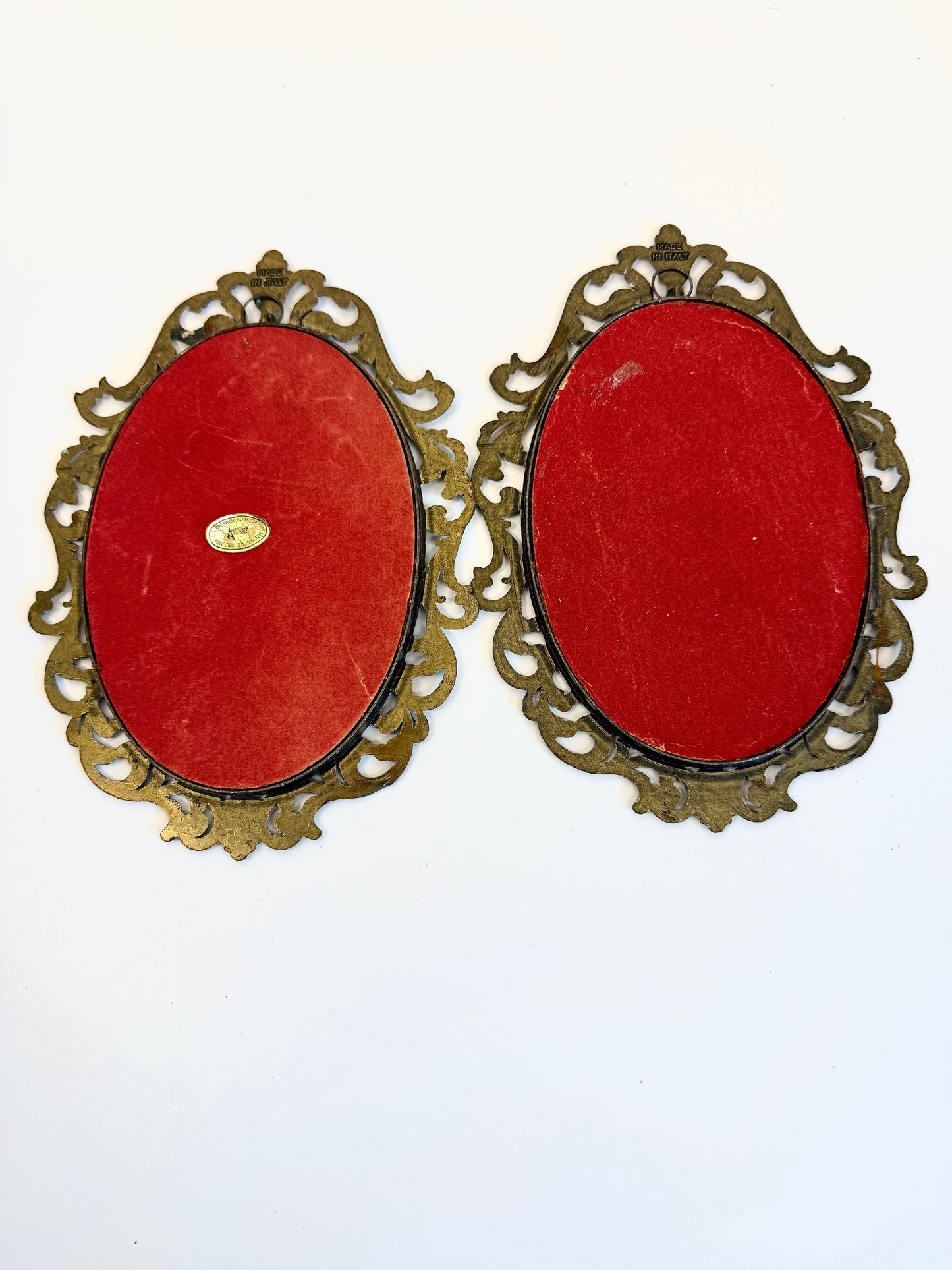 Vintage Ornate Frames with Art Prints