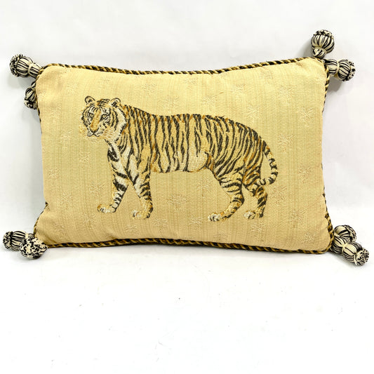 Vintage Tiger Pillow - Made in England