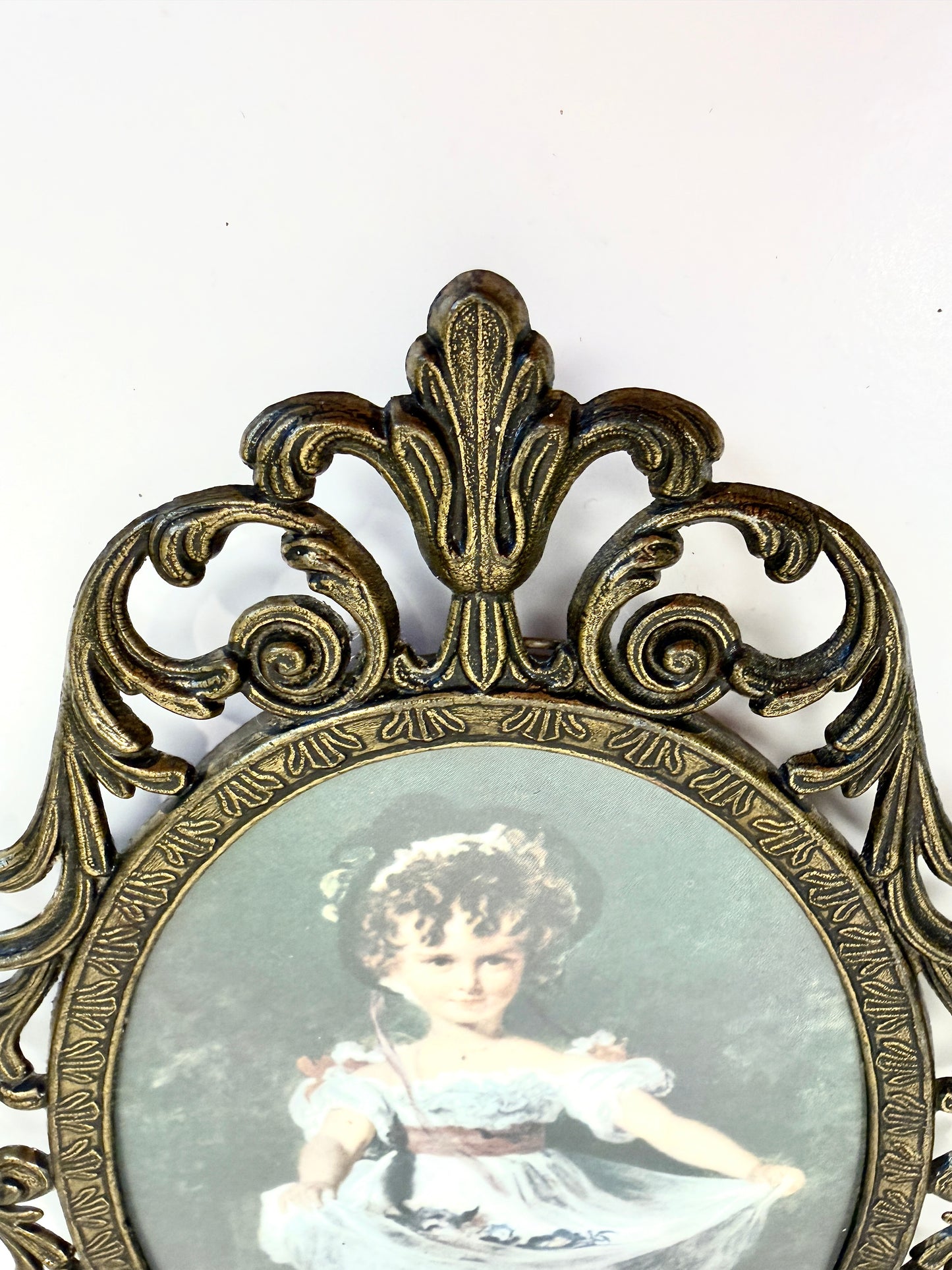 Vintage Ornate Frames with Art Prints
