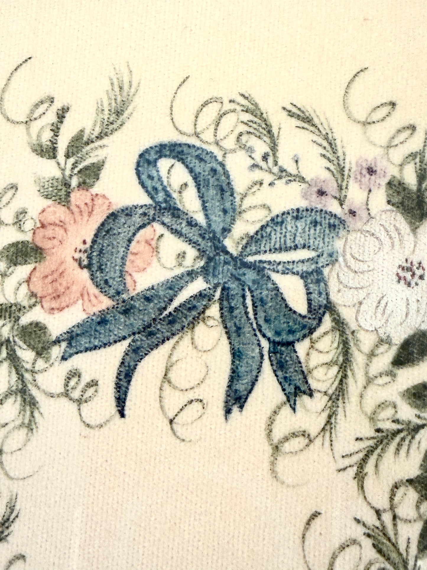 Vintage Wreath Painting