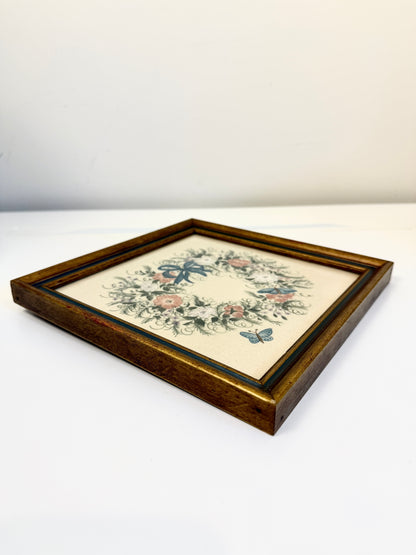 Vintage Wreath Painting
