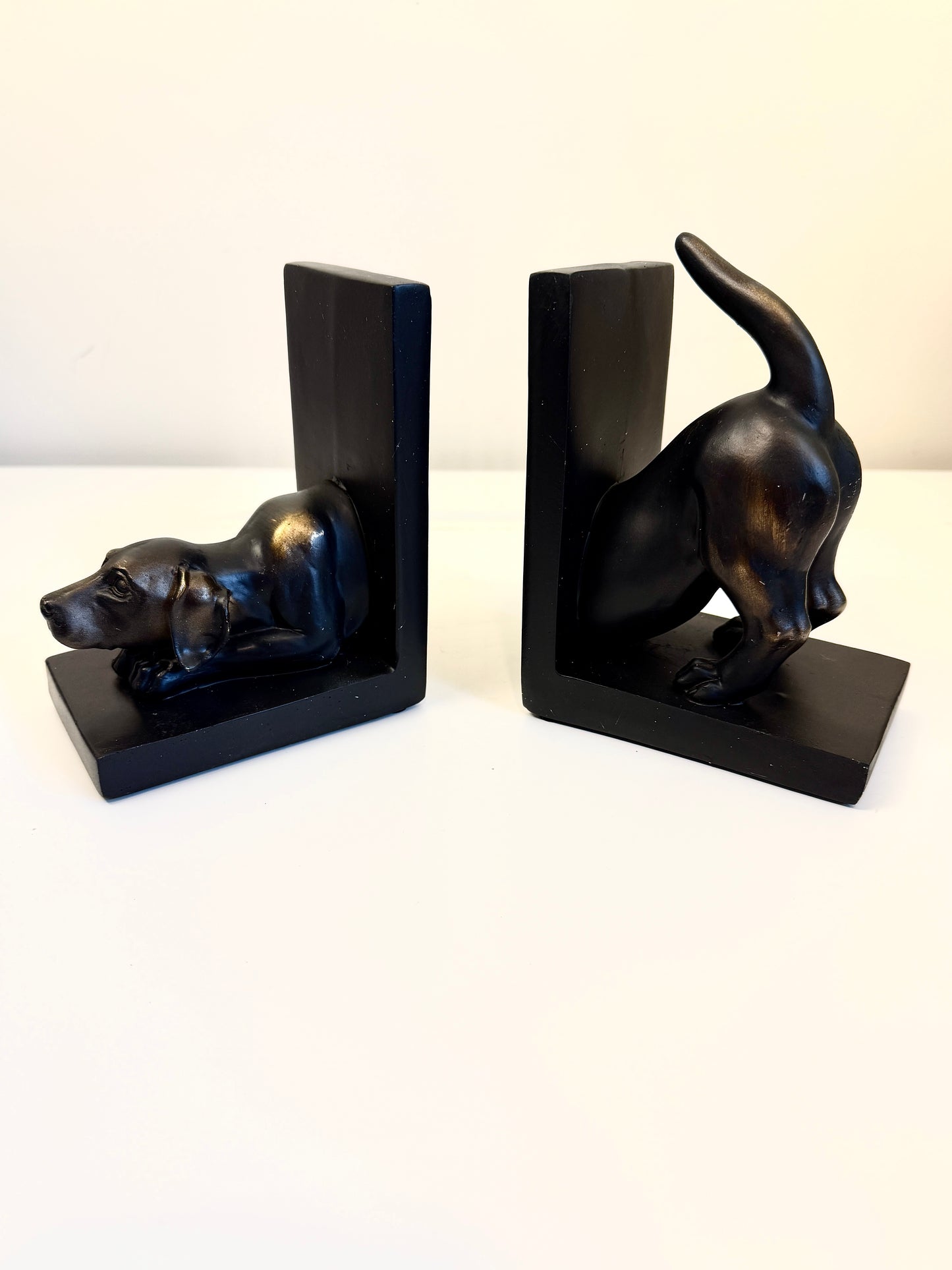 Playful Labrador Bookends
