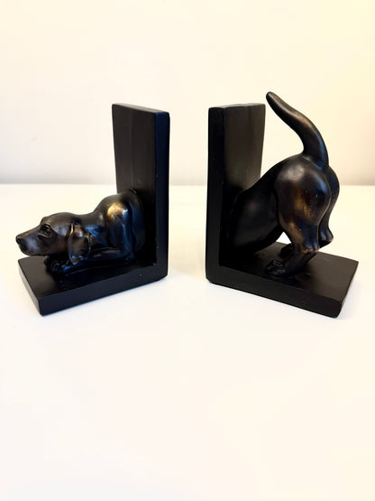 Playful Labrador Bookends