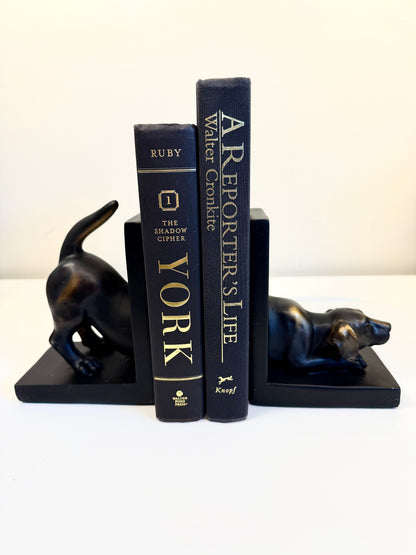 Playful Labrador Bookends