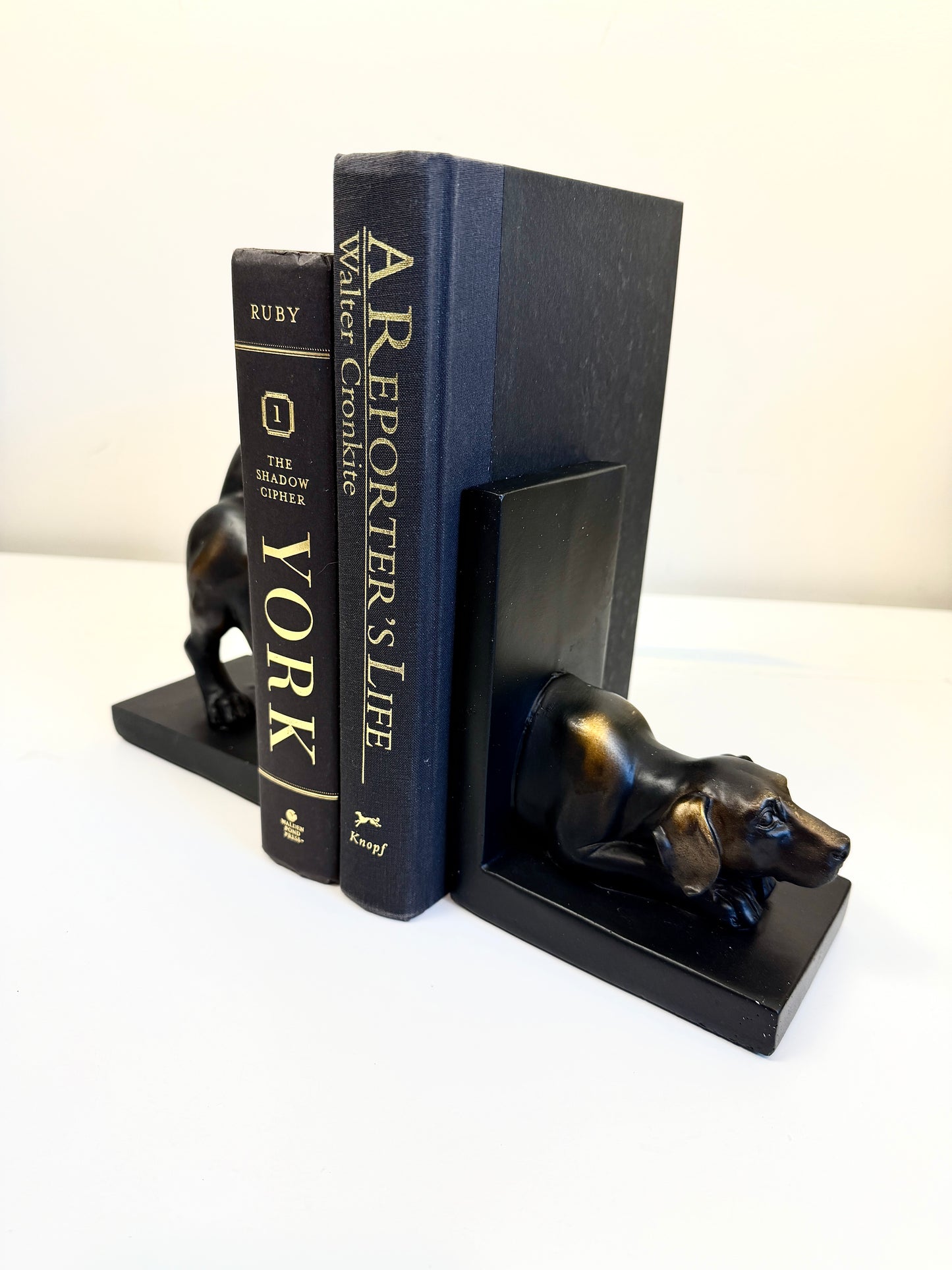 Playful Labrador Bookends