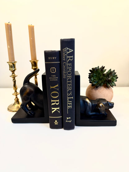 Playful Labrador Bookends
