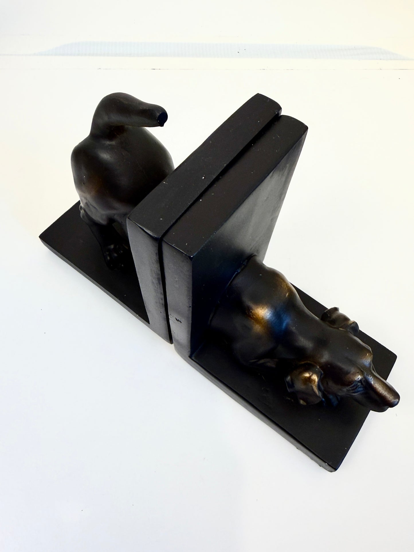 Playful Labrador Bookends