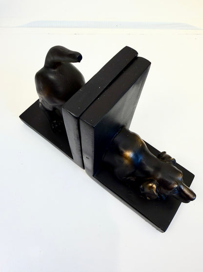 Playful Labrador Bookends