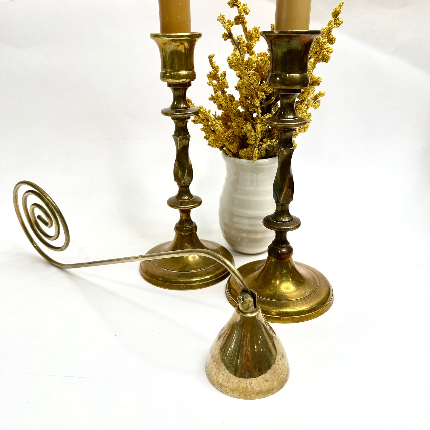 Vintage Brass Candle Extinguisher