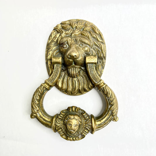 Antique Lion Head Door Knocker