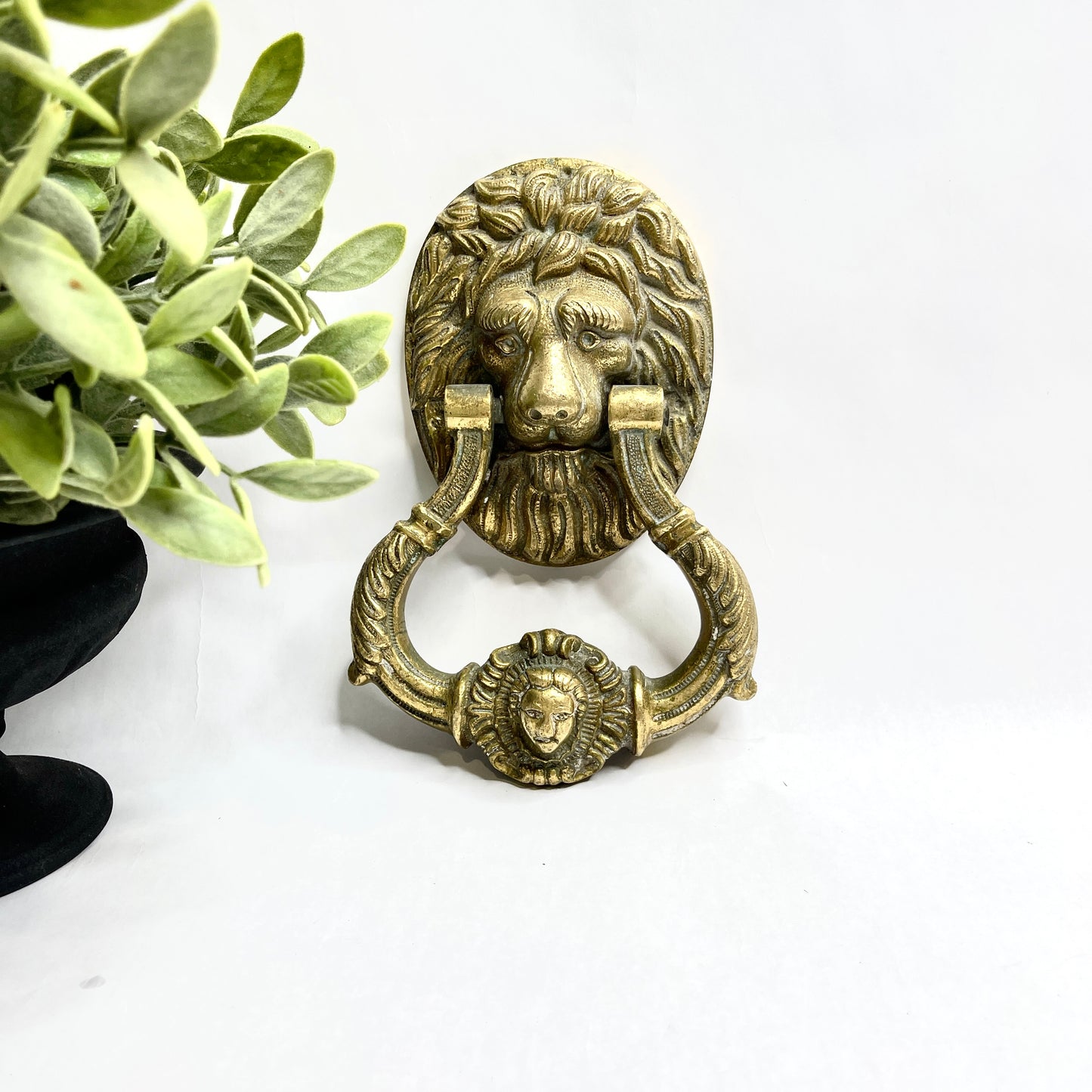 Antique Lion Head Door Knocker