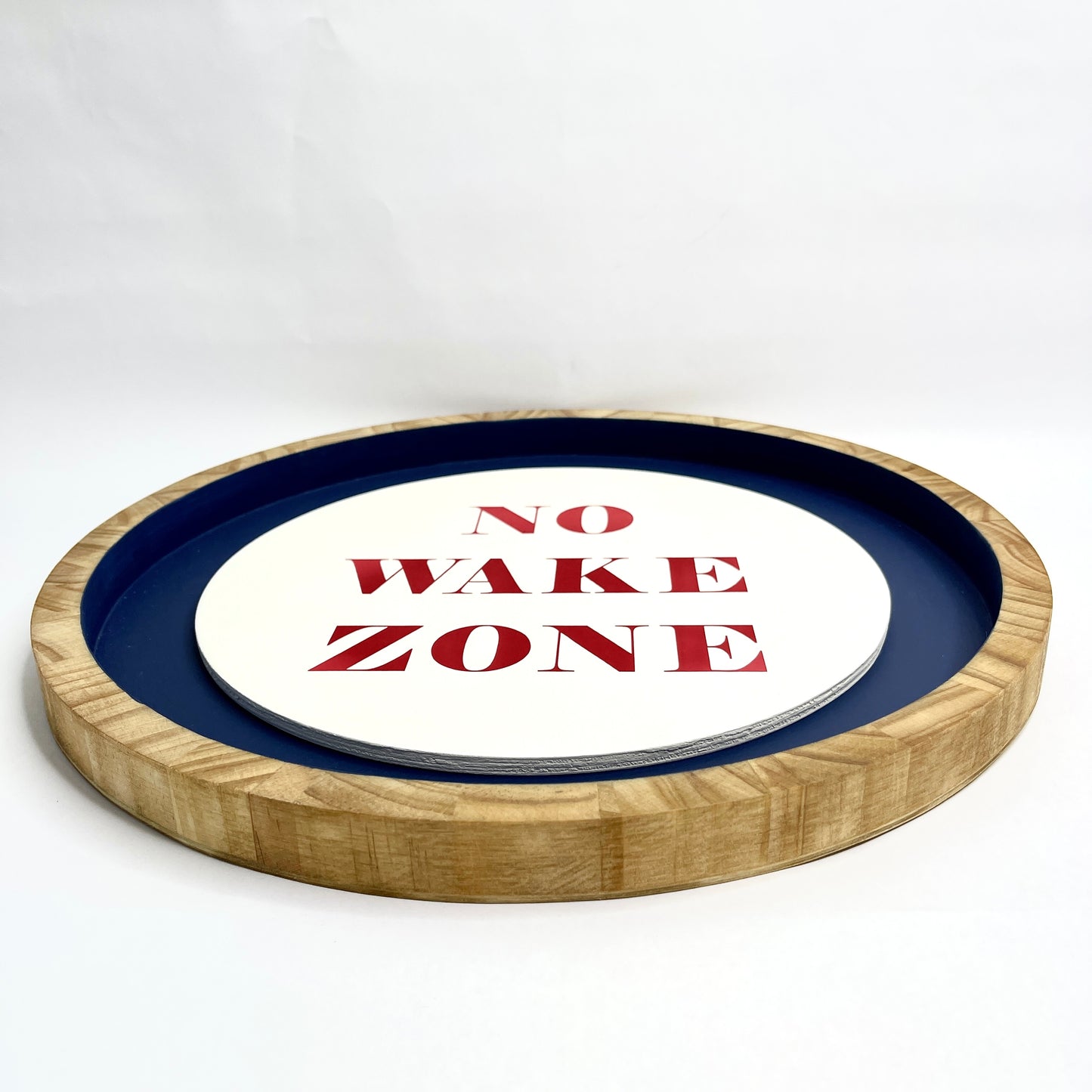 No Wake Zone Sign