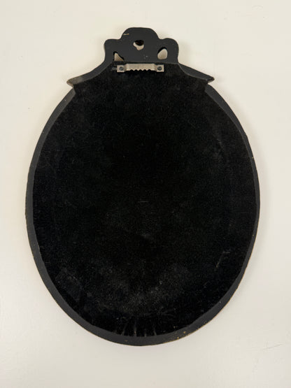 Vintage Gold Mirror: Oval