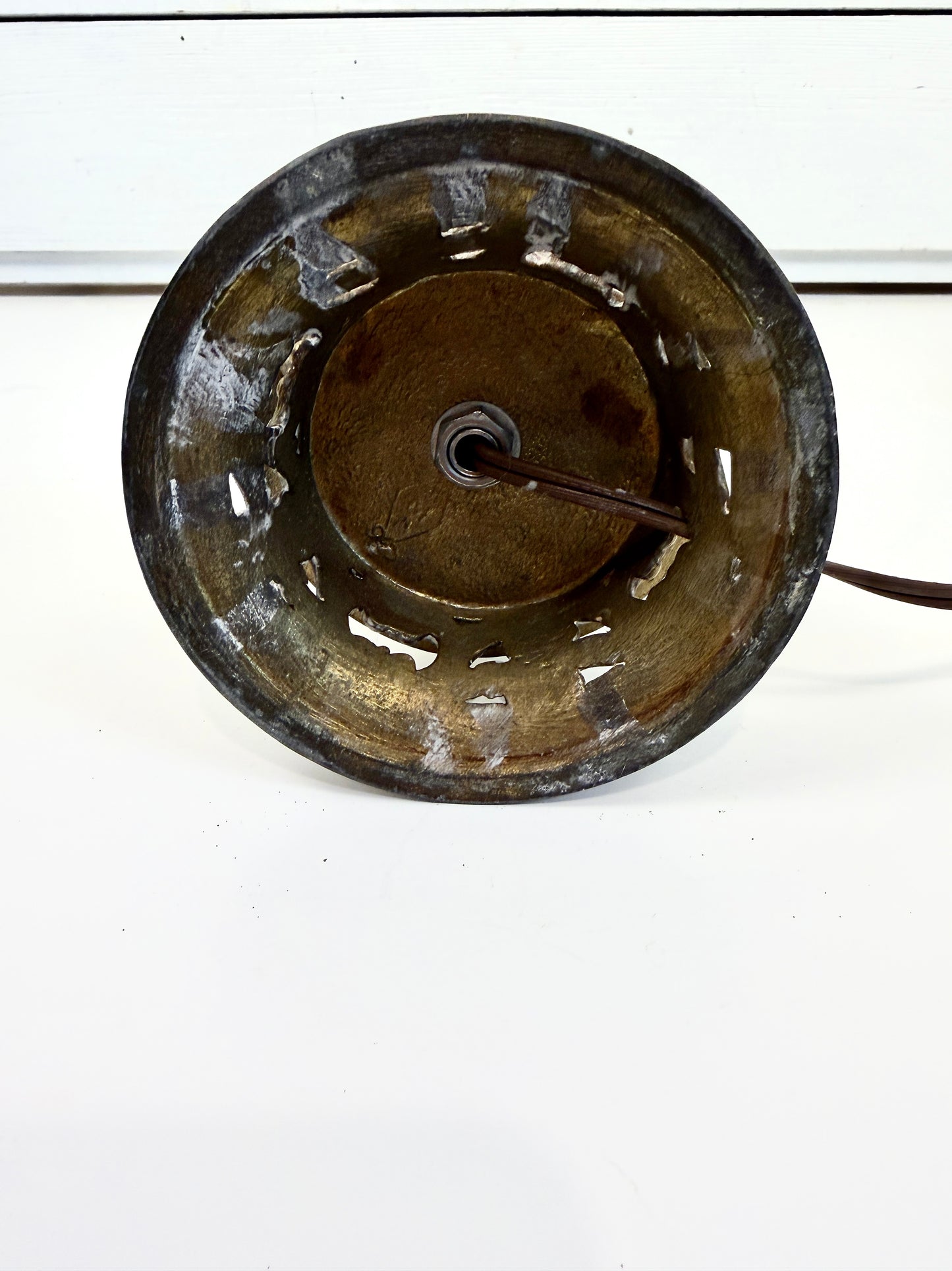 Vintage Green Onyx Lamp