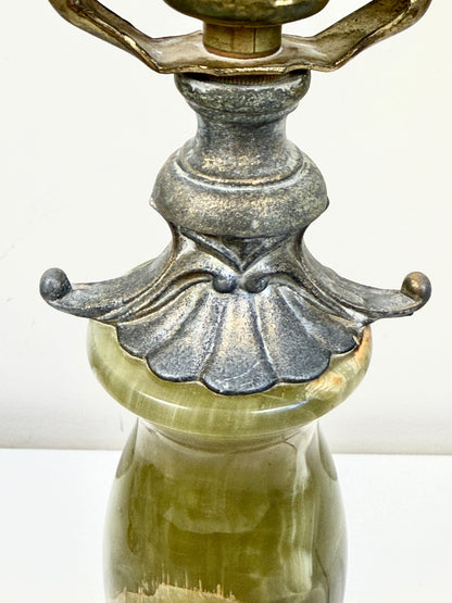 Vintage Green Onyx Lamp