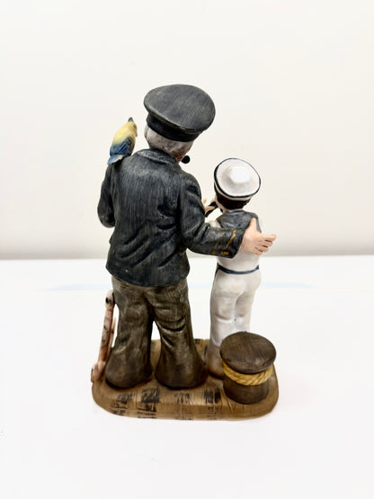 Vintage Sailor and Boy Figurine