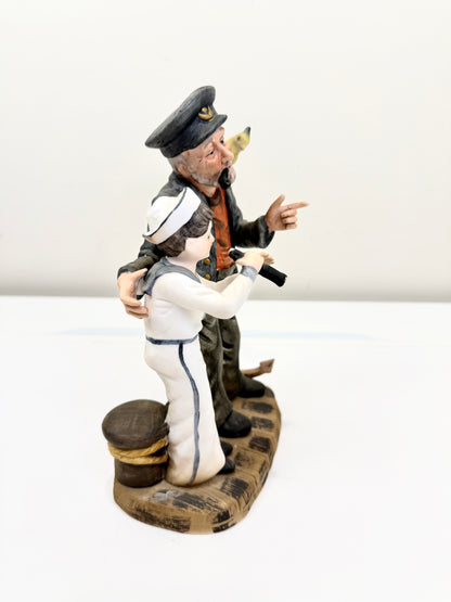 Vintage Sailor and Boy Figurine