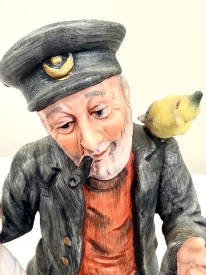 Vintage Sailor and Boy Figurine