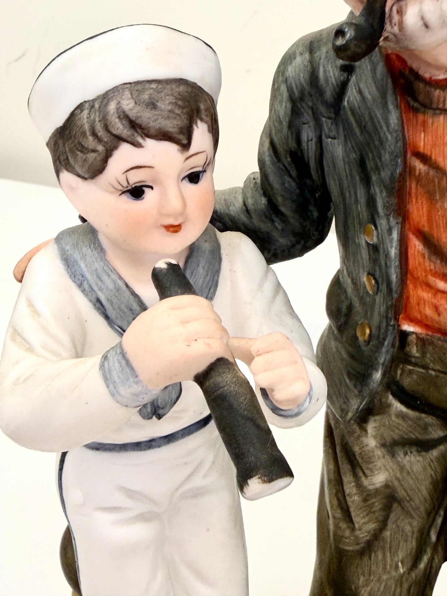 Vintage Sailor and Boy Figurine
