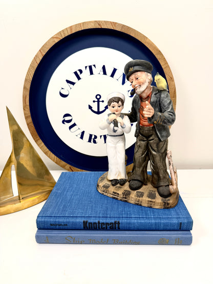 Vintage Sailor and Boy Figurine