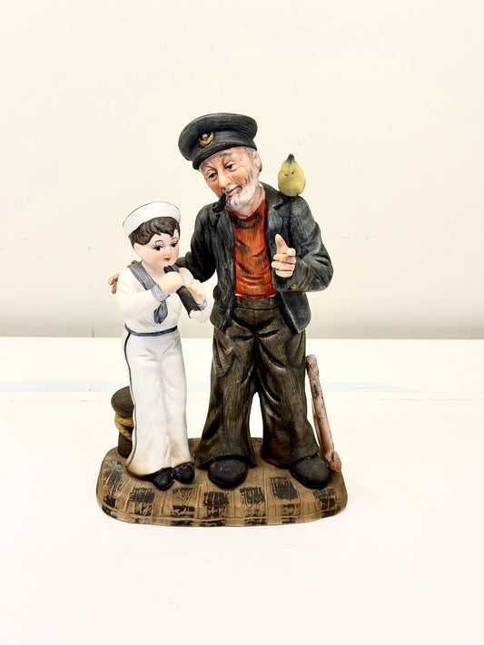 Vintage Sailor and Boy Figurine