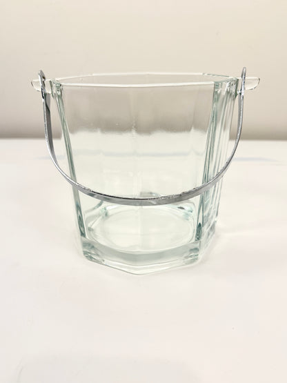 Vintage Glass Ice Bucket