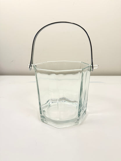 Vintage Glass Ice Bucket