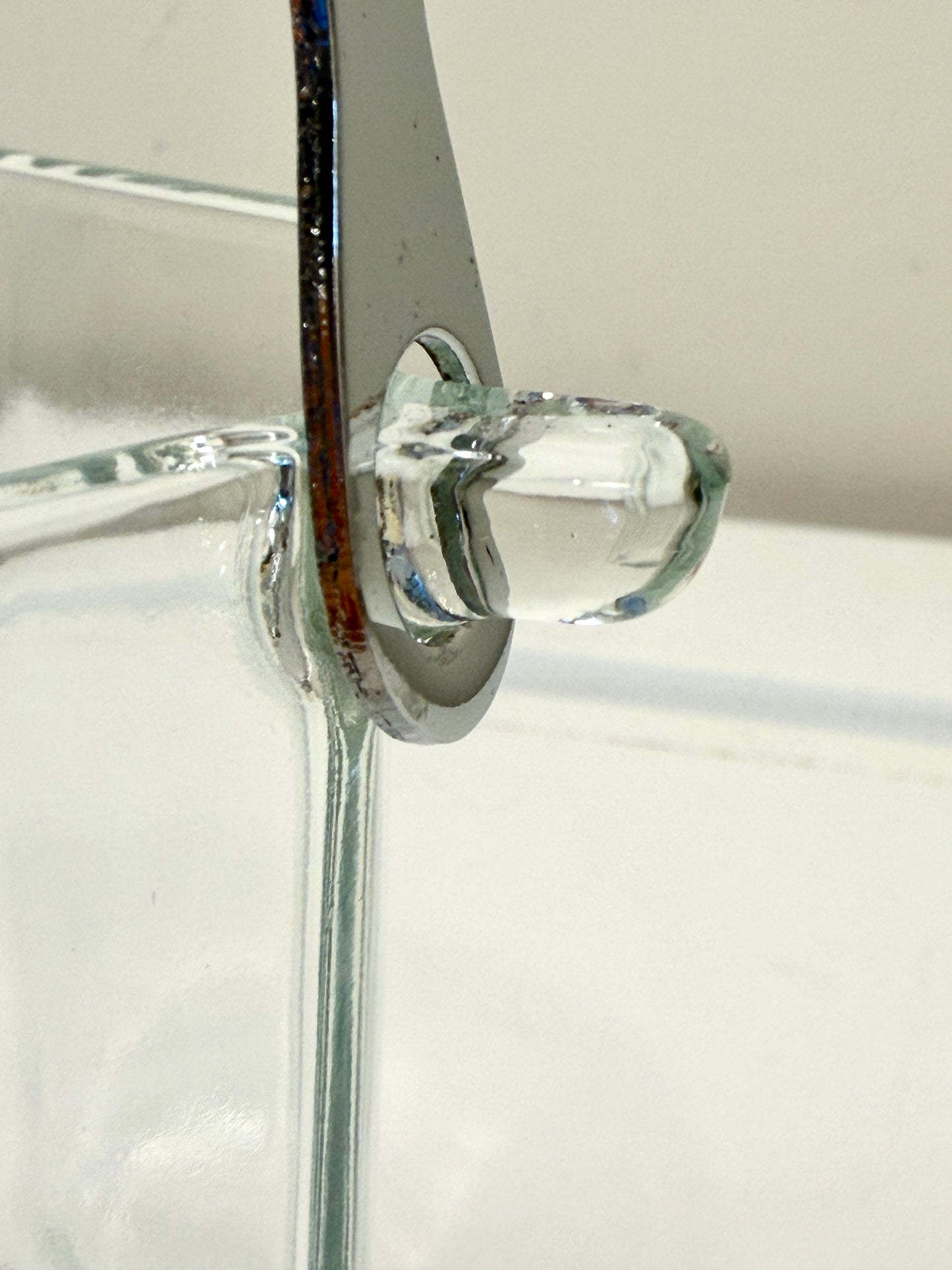 Vintage Glass Ice Bucket