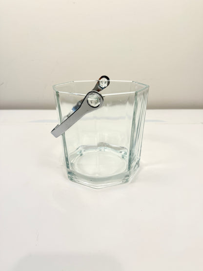 Vintage Glass Ice Bucket