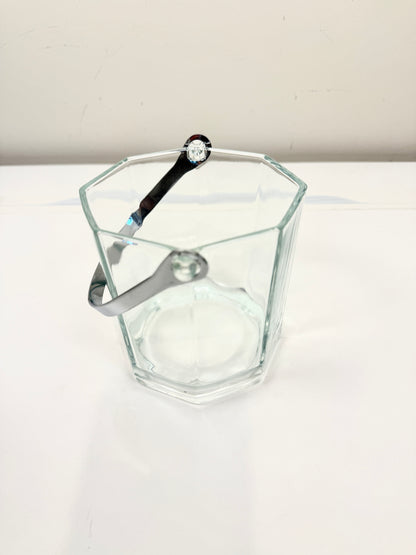 Vintage Glass Ice Bucket