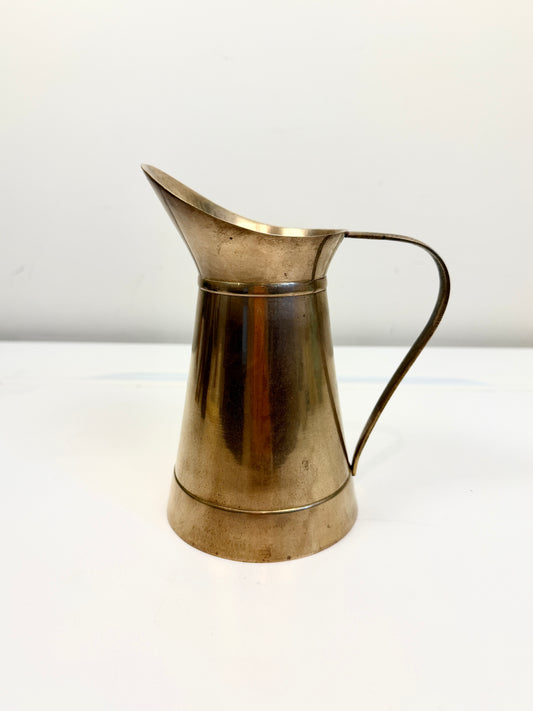 Vintage Brass Pitcher